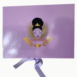Women Special Occasions Gift Box With Accessories, Birthday, Christmas Gift, Purple Gift Set