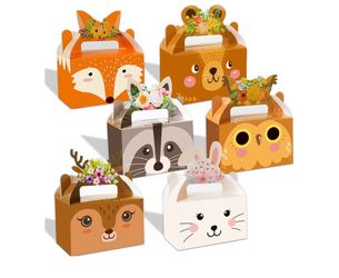 Woodland Animal Party Favor Gift Boxes