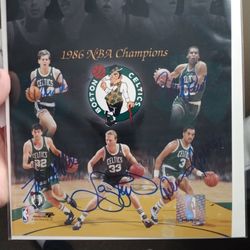 Celtics Autographed 8x10