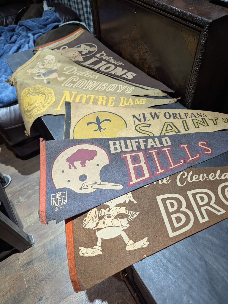 Vintage NFL Pennants