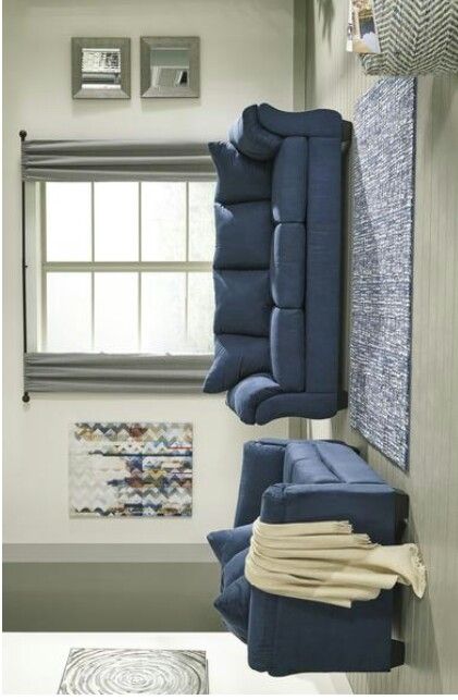 Darcy Blue Living Room Set