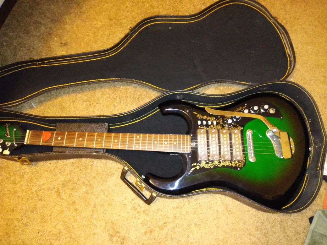Kawai vintage late 60's Kimberly 4 pickup electric guitar
