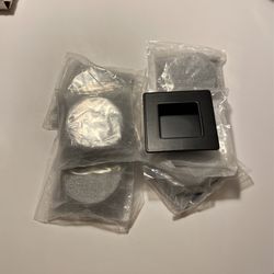 Satin Finish Black Sliding Closet Door Pull - Set Of 6