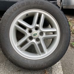 Land Rover ( Just One ) Rim And New Tire
