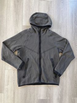 Nike Tech Pack Therma-FIT ADV Men's Hooded Full-Zip Jacket Pockets Medium Gray
