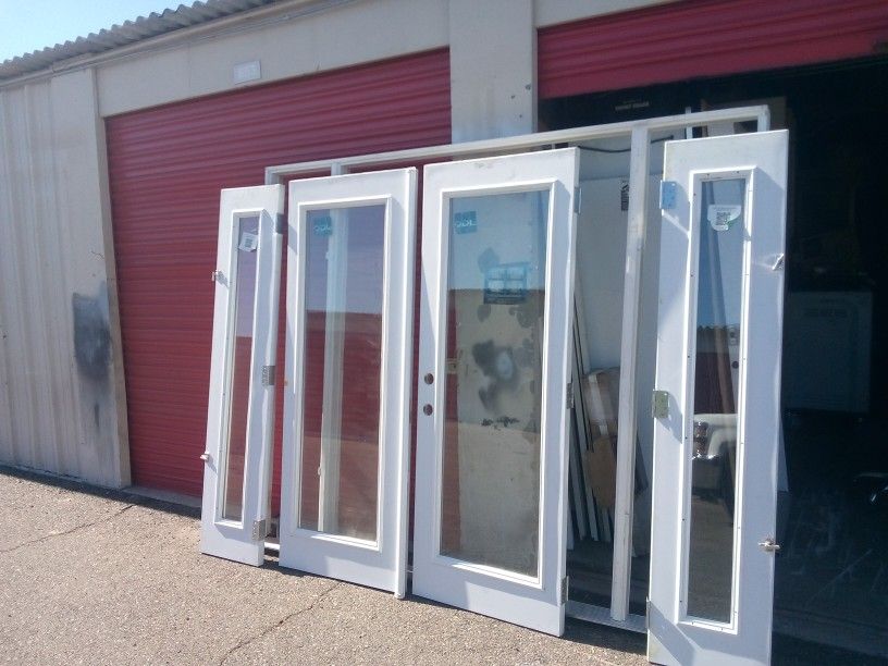 96" x. 80" R- H in swing Exterior