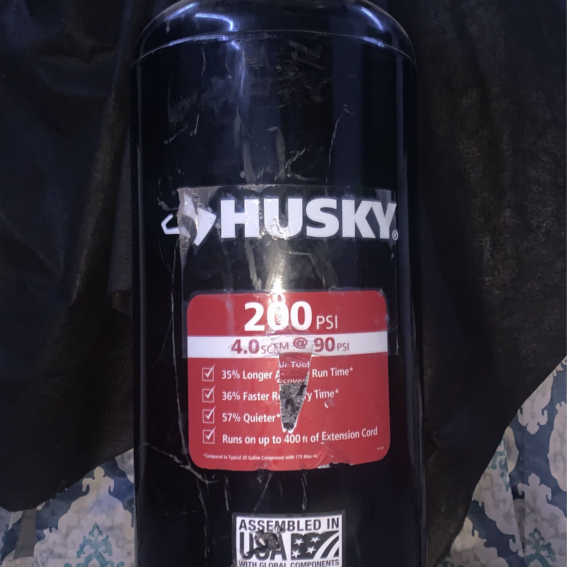 Husky 200 PSI 20 Gal Portable Air Compressor