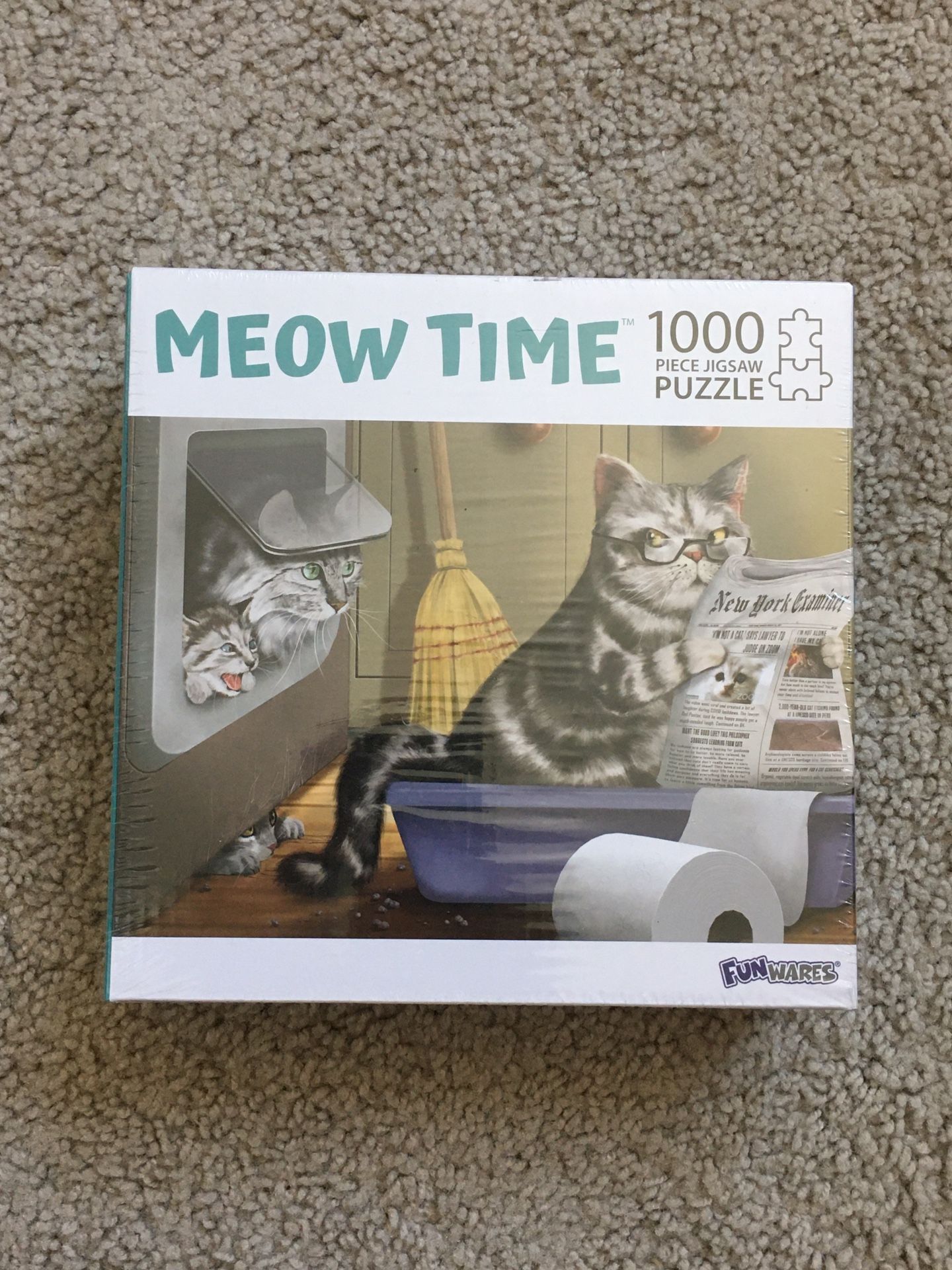 Jigsaw Puzzle Sealed MEOW TIME 1000 Pieces