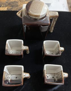 Pier One Imports Espresso Colored Tea Set