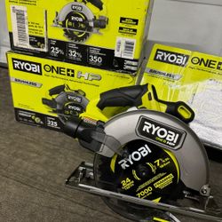 Riobi ONE+ HP 18V Brushless Cordless Compact 6-1/2 in. Circular Saw (Tool Only)

