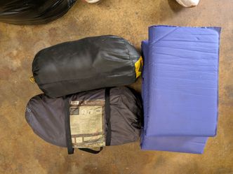 Camping Gear Bundle – REI Tent, Kelty Sleeping Bag & Therm-a-Rest Pad