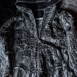 Revenge Spider Denim Jacket 