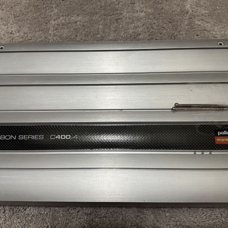 Polk/MOMO C400.4 4-channel car amplifier 75 watts RMS x 4 for Sale