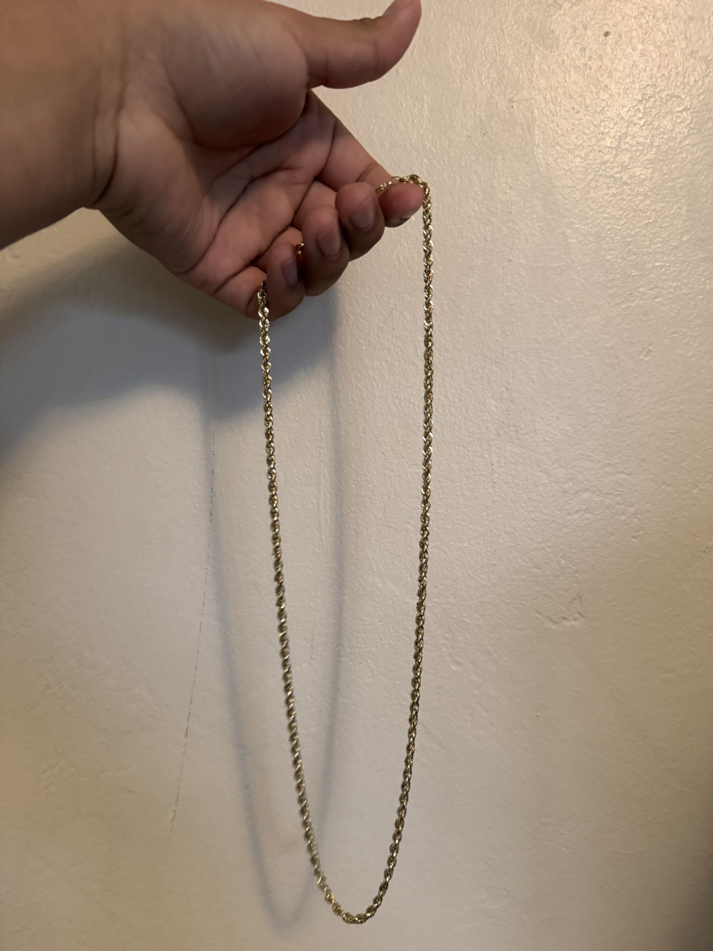 Real 14k Rope Chain, OBO