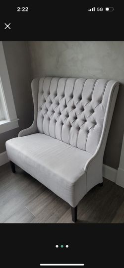 Gray Chair Love Sofa