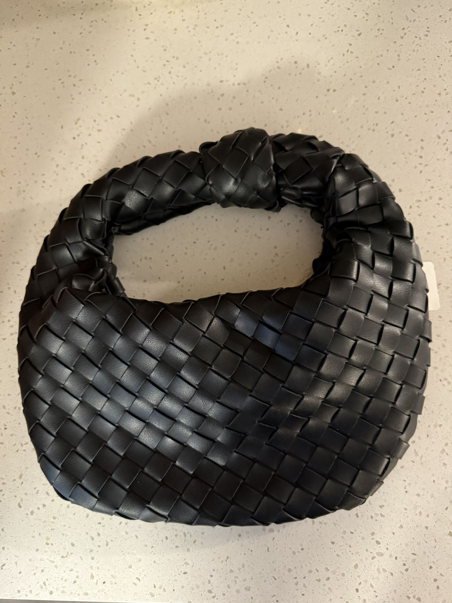 Woven Black Mini Bag