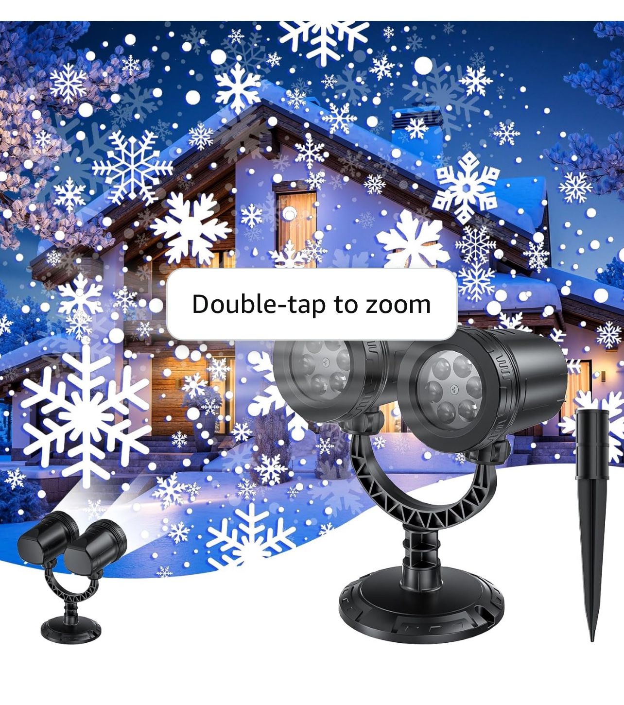 B-8)Christmas Projector Lights Outdoor