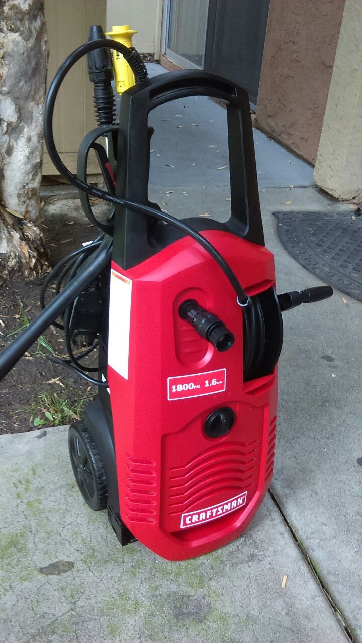 Craftsman 1800 PSI, 1.6 GPM Electric Pressure Washer $ 85