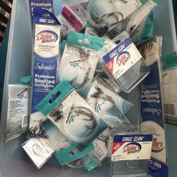 Fishing Hooks Lines Etc.  Brand New Eagle Claw