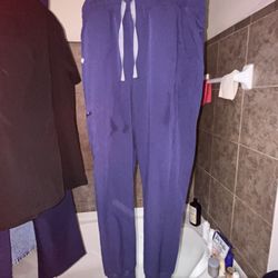 Scrub Pants Medium figs Jogger Style Tapered Leg