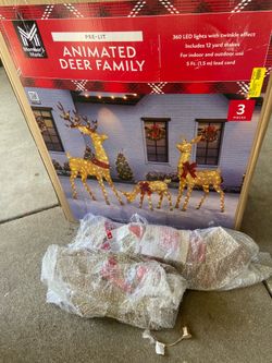 Animated deer Family