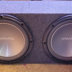 Dual Kenwood KFC-E3012 12" Subwoofer’s In Box