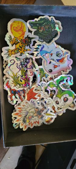 Vintage digimon stickers