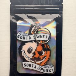 Labubu “Sorta Sweet Sorta Spooky” Keychain 🎃