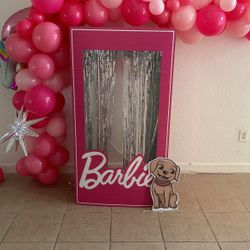 Barbie photo booth