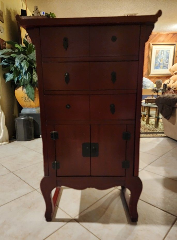 JUST REDUCED!! Pier 1 Imports-Asian Style Jewelry Armoire