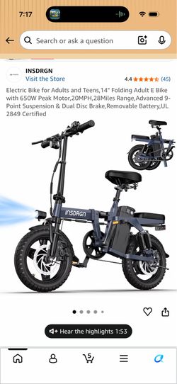 E bike Brand new - box