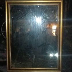 Gold Frame W/ Mirror