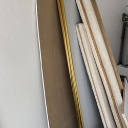 Free Bed Free Gold Trim Closet Mirrors 