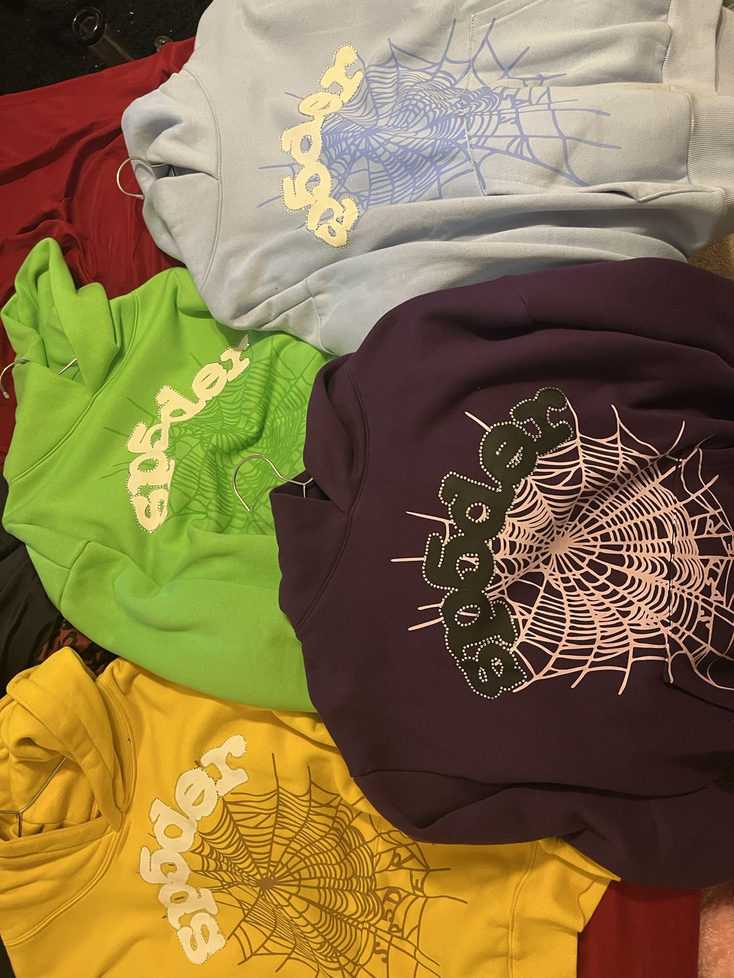 sp5der hoodies