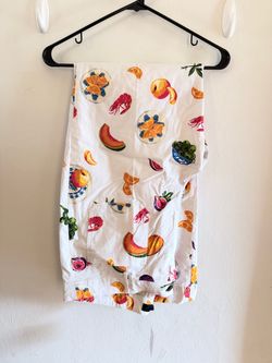 J. Crew White Fruit Print Pants Size T34