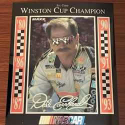 Dale Earnhardt 8x10 Trading Card 