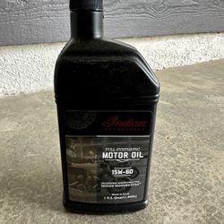 Indian Motorcycles Full Synthetic Motor Oil 15W-60