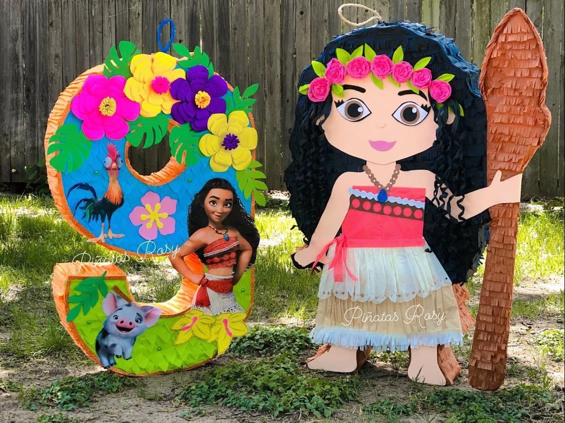 Moana 🌊 Piñata 🌺🎉