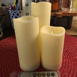 LED Candles W/Remote 