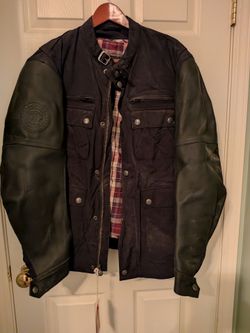Large Indian motorcycle jacket with liner