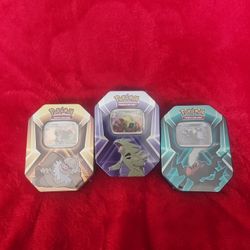 Pokémon Triple Whammy Collection Tins 