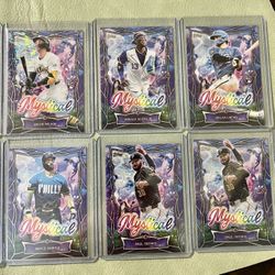 Assorted mystical, Vintage Stock, Pink Holo Cards