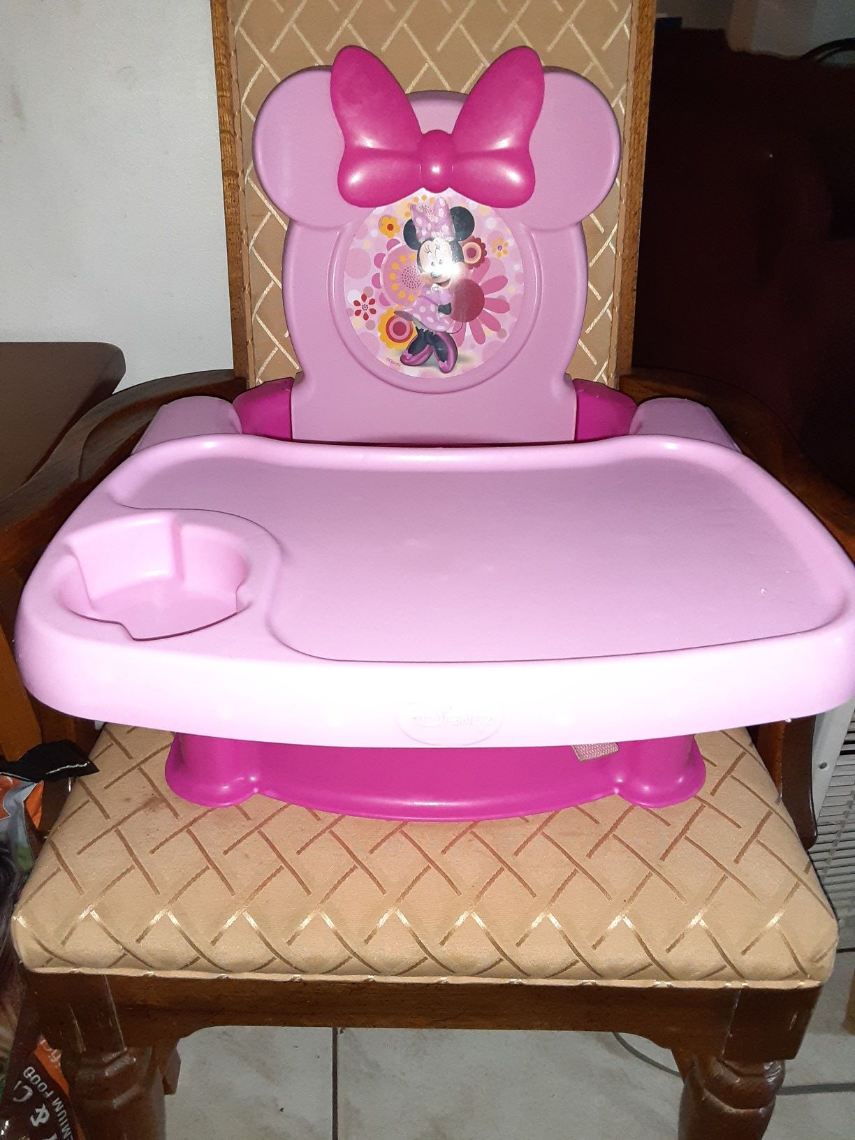 Disney booster seat with tray