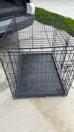 Large Foldable Dog Crate w/ Tray
