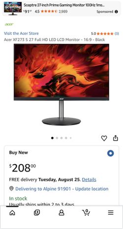 Acer 1080p Monitor