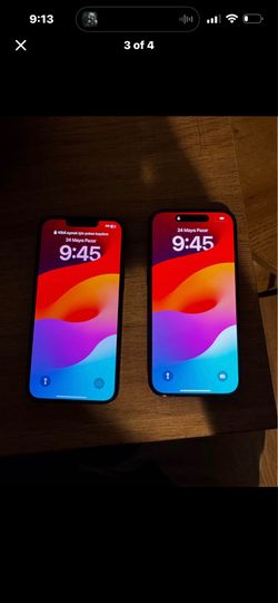 iPhone 13 128gb unlocked ($200) iPhone 15 128gb unlocked($400)