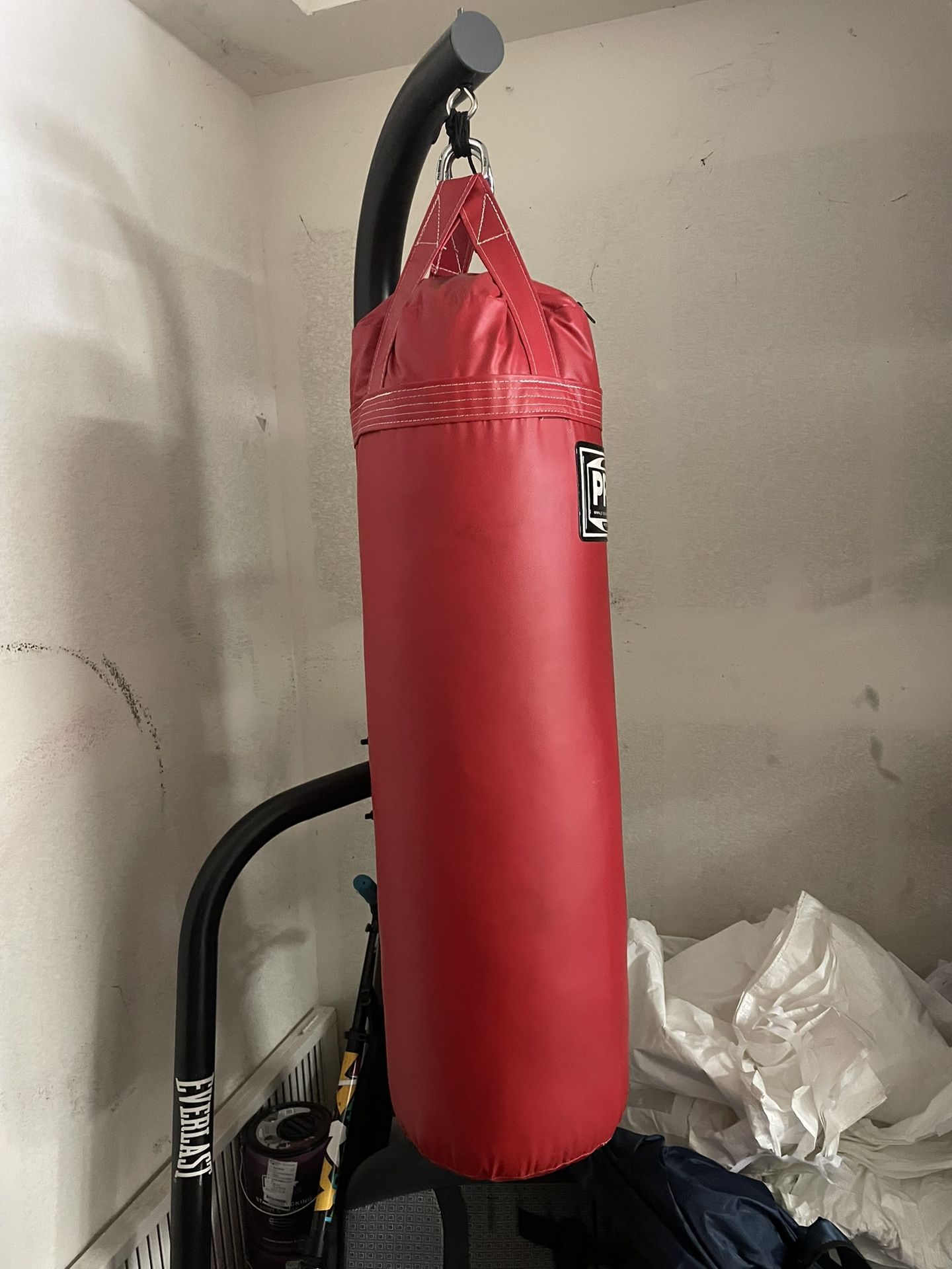 Pro Boxing Bag With Everlast Stand 