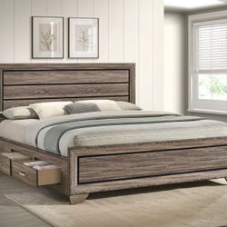 New California King Platform  Bedroom Frame On Sal