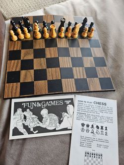 Vintage chess board