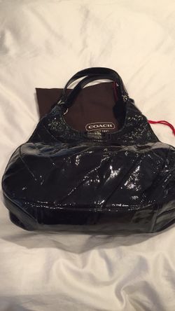 Coach patent leather handbag